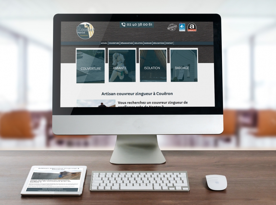  Site internet de Rousset Couverture