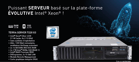 serveur server xeon xcore intel ram ssd evolution plate forme evolutive