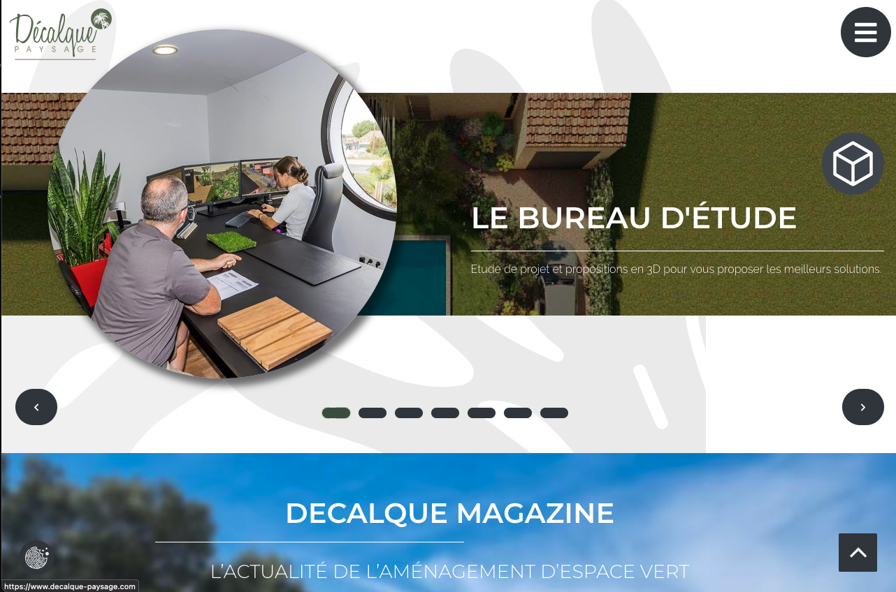 site web Decalque Paysage