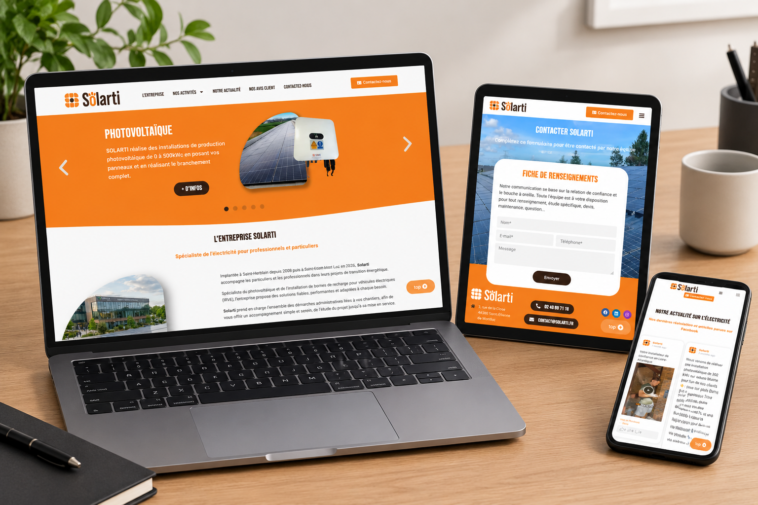 création site onepage